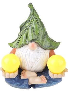 Faceless Gnome Statue Garden Landscape Lighting Resin
