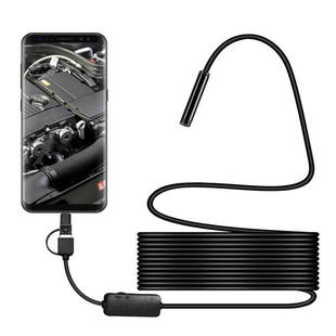 Mini kamera endoskop HD 1200P IP68 2M sert esnek Android