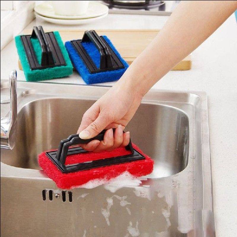 kitchen sponge descaling clean magic pan pot windows