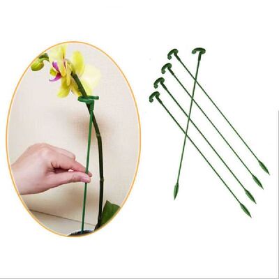 2pc Plastic Plant Support Pile Stand for Flowers Semicircle