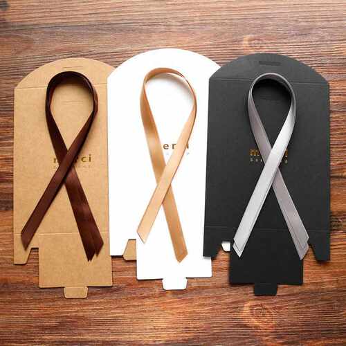 50pcs White Kraft Black Paper Bag Bronzing French 