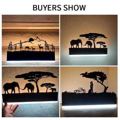 Romantic Wall lamps acrylic lampshade lighting fixture upsid