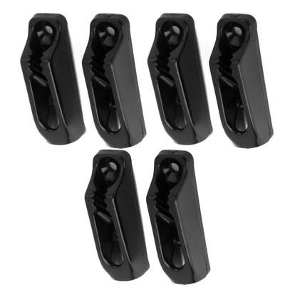 6PC Kayak Canoe Nylon Self-lock Rope Cord Tensioner Runner A