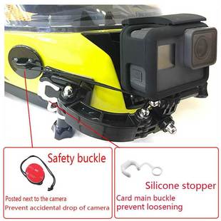 TUYU Helmet Camera Accessories for Go pro Motorcycle Helmet