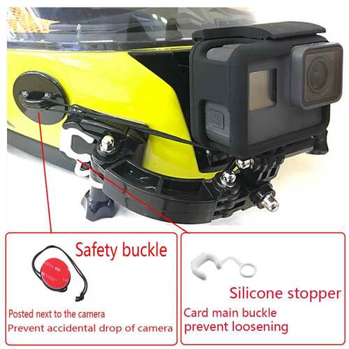 TUYU Helmet Camera Accessories for Go pro Motorcycle Helmet