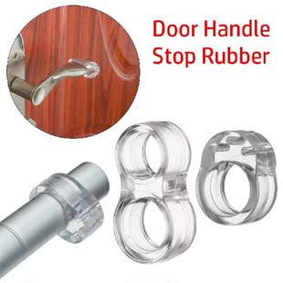 1 pc Door Stopper Transparent Silica Gel Door Handle Buffer