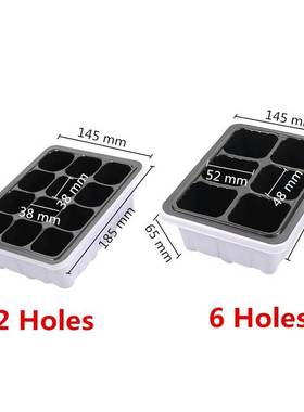 Plastic Planting-Seed Nursery-Pots Germination-Box Garden-Gr