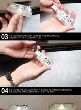 2Pcs LED Logo Car Courtesy Door Lamp For Lexus IS250 RS350 3