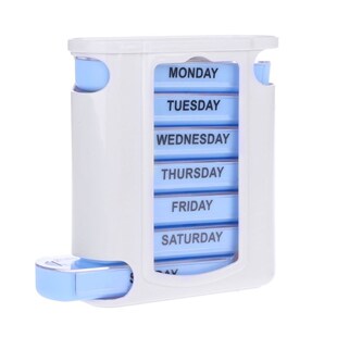 7 DAY WEEKLY Pill Organiser STACKING TOWER Large 4 Daily Co