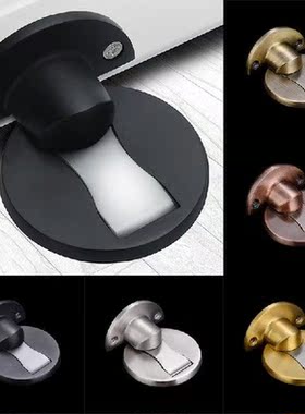 Magnetic Door Stopper Alloy Magnet Door Stops Non-punch