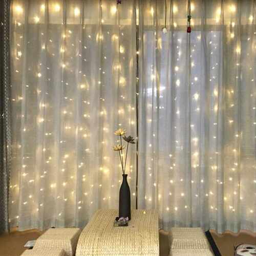 Icicle-String-Lights Curtain Waterfall Christmas Wedding 300