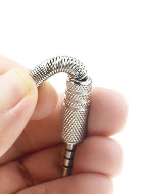 1pc Replacement 3.5mm 4 Pole Male Repair Headphones Audio J