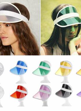 Sun Hats for Wo PVC Protection Visor Cap Beach Headband Hat