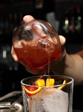 1Pcs Crystal Skull Head Shot Glass Party Transparent Champag