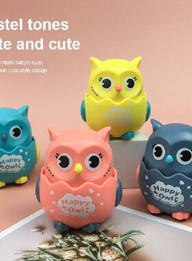 New Kindergarten Toys Press Sliding Owl Dinosaur Duck
