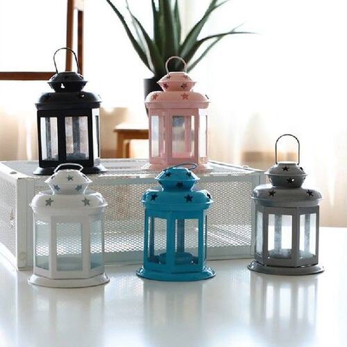 Christmas Decorations for Home Iron Candlestick House