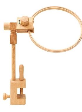 Looen Embroidery Hoop Embroidery Stand Hoop Wood Embroidery