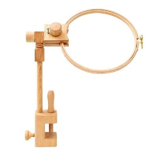 Looen Embroidery Hoop Embroidery Stand Hoop Wood Embroidery
