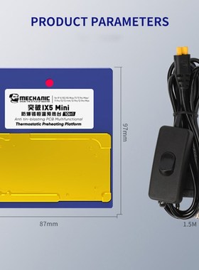 Preheating Platform IX5 MINI 10 In 1 Thermostatic Anti-Spra