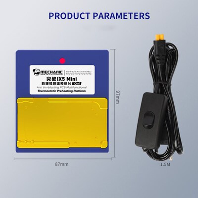 Preheating Platform IX5 MINI 10 In 1 Thermostatic Anti-Spra