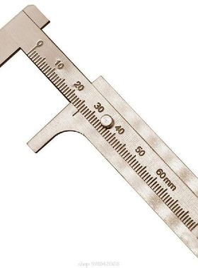 Alat Ukur Geser Pengukur Mini Vernier Caliper 0-80Mm untuk