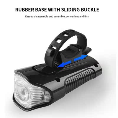 USB Charging Waterproof Bicycle Light with Stopwatch Speaker