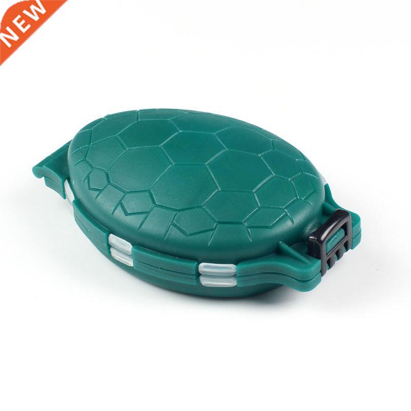 12 Compartments Turtle Fishing Lure Hooks orage Tackle Cas