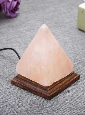 Pyramid Natural Himalayan Air Purifier Salt Lamp Ionic Rock