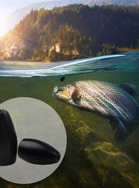 15Pcs/lot Black Pure Tungsten sinker Bullet casting sinkers