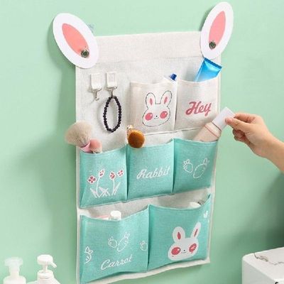 3/7 Kantong Hiasan Dinding Tas Penyimpanan Tahan Air Kartun