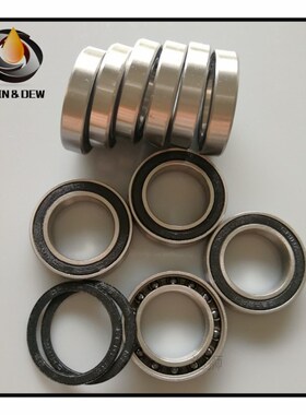 2Pcs S6902-2RS ABEC-9 15x28x7 mm Stainless Steel Hybrid Cera