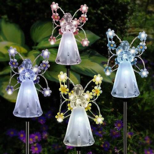 Solar Angel Garden Stake Light Outdoor Eternal Light With 7