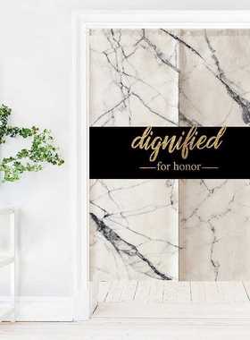Nordic Marble Door Curtain Partition Curtain Household Curta