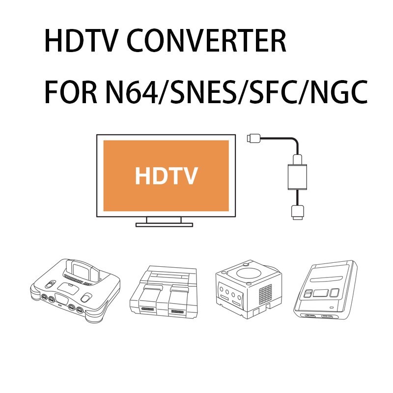 HDMI Adapter for Sega Dreamcast Consoles Dreamcast HDMI/HD-L