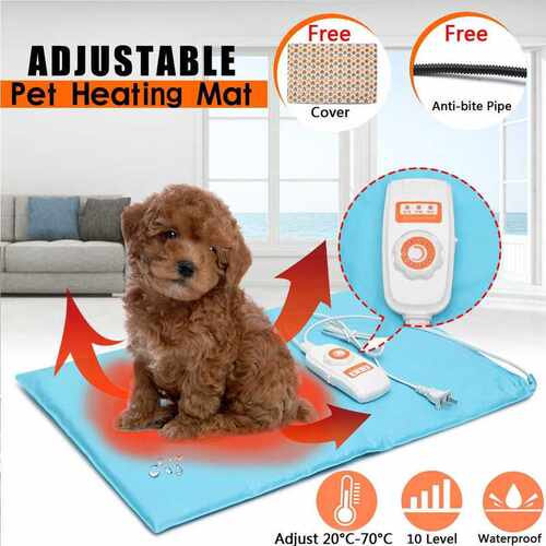 10 Level 40x60cm Electric Heater Waterproof Adjustable Heate