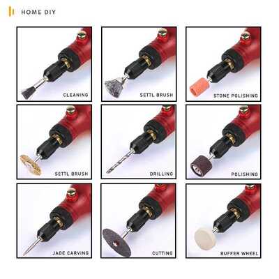 Cordless electric Drill Rechargeable Removable Battery Woodw