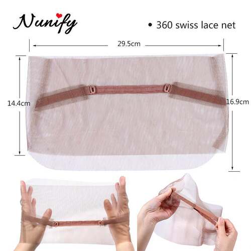 13*4 13*6 360 Lace Net Basement Foundation For Making Closur