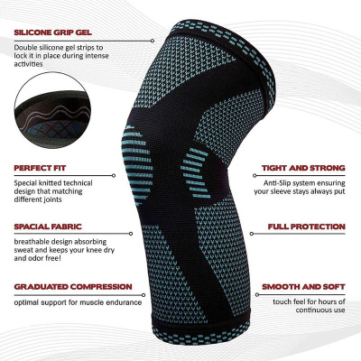 itnes GeaFr Kneepad Running Knee Bsroace HJ016Pads Supprt 1p