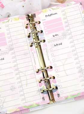 Papers Filler Daily-Planner 6-Hole binder-Organizer A5 A6 Fl