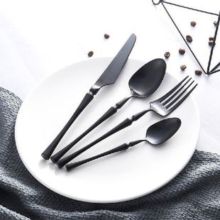 Steel Spoon Stainless Knife Brushed Steak Matte