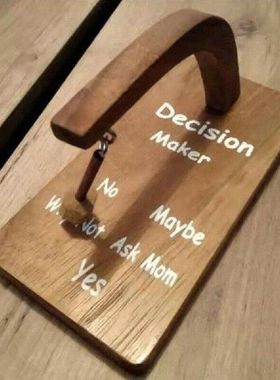 Magnetic Pendulum Wood Decision Maker Engraving Pendulum