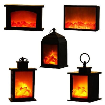 2800LM Vintage LED Simulated Fireplace Candle Flame Light