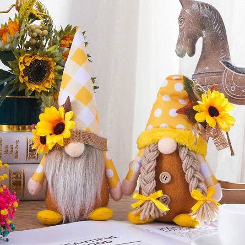 Thanksgiving Day Harvest Festival Sunflowers Rudolph Doll