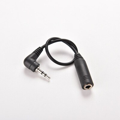 1pc 2.5mm Male To 3.5mm Female Audio Stereo Headphone Earpho