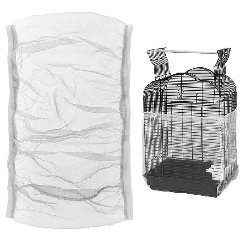 Nylon Mesh Receptor Seed Bird Parrot Cover Soft Easy