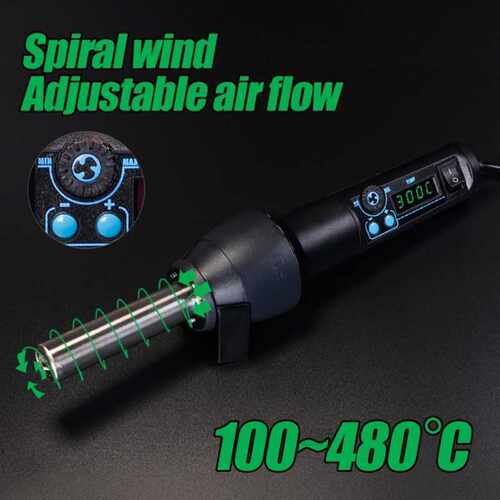 650W Large Power YIHUA 8858-I Hot Air Gun Rework Station Por