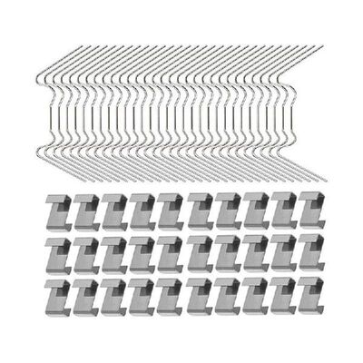 Stainless Steel W Type Thick Greenhouse Glazing Clips Tool
