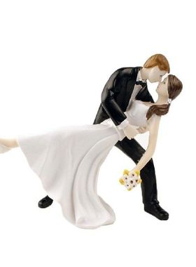 2022 Cake Toppers Dolls Bride and Groom Figurines Funny