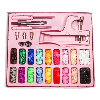 T5 Snaps Plastic Buttons With Snaps Pliers Set for Clothes S
