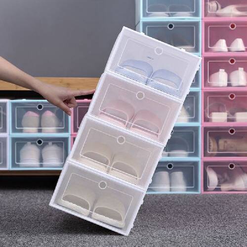 1PC Men Women Shoe Rack Storage Bins Drawers Transparent